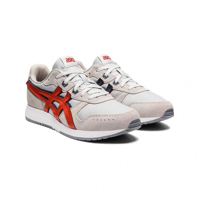 Glacier Grey/Red Clay Asics 1201A473.020 Lyte Classic Sportstyle | MPAXG-4715
