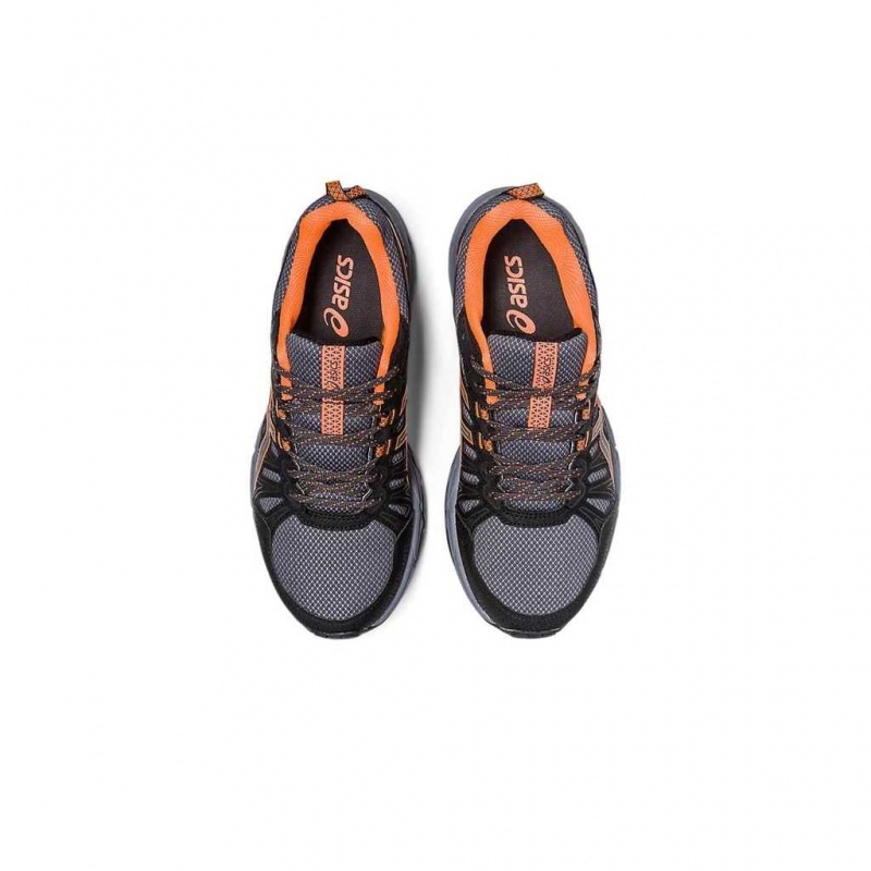Graphite Grey/Shocking Orange Asics 1011B262.020 Gel-Venture 7 (4E) Trail Running Shoes | CGTIQ-5609