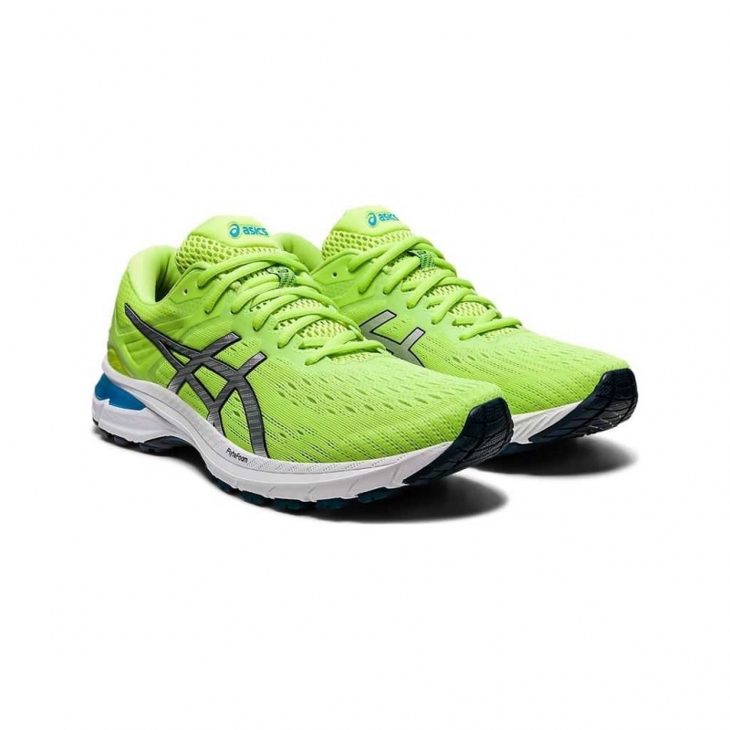 Hazard Green/Pure Silver Asics 1011A983.300 Gt-2000 9 Running Shoes | KIJQU-1827