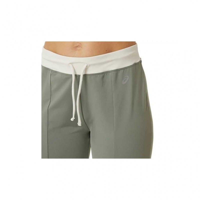 Lichen Green/Birch Asics 2032C445.309 W Repurposed Flare Pant Shorts & Pants | UQHLY-6829