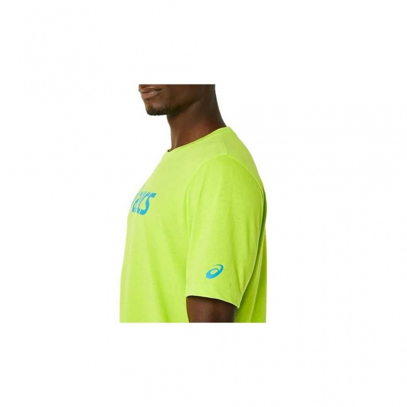 Lime Zest Asics 2011A760.324 Xg Short Sleeve Lockup Logo Tee Gender Neutral Short Sleeve Shirts | YLXWI-0948