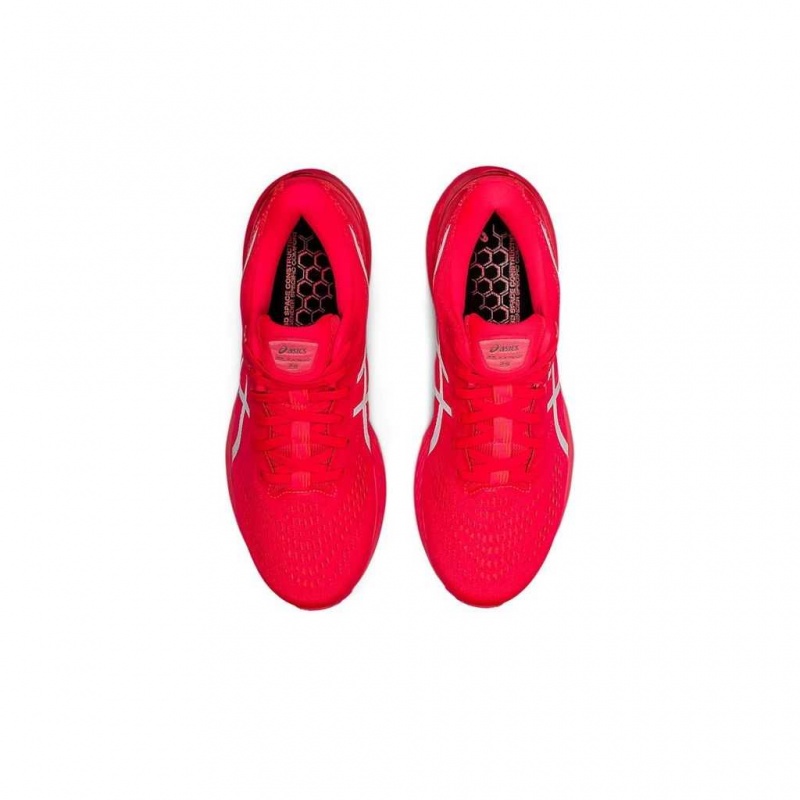 Lite Show/Flash Red Asics 1011B341.700 Gel-Kayano 28 Lite-Show Running Shoes | IMRSH-6941
