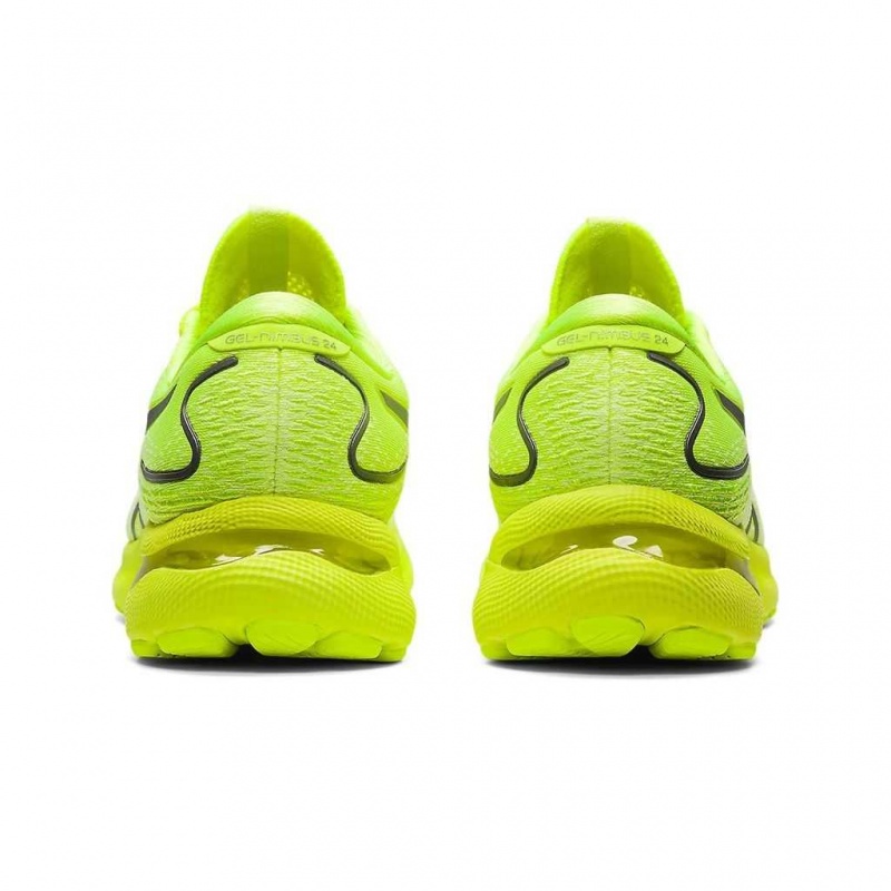 Lite Show/Safety Yellow Asics 1011B362.750 Gel-Nimbus 24 Lite-Show Running Shoes | DJCNR-8432