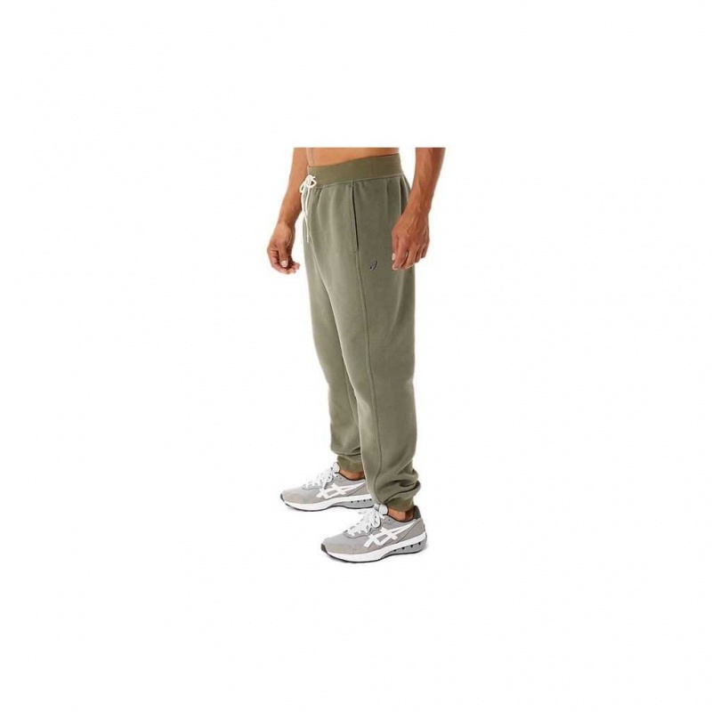 Mantle Green Asics 2031D064.301 Sunday Sana Fleece Jogger Pants & Tights | FNVJY-6057