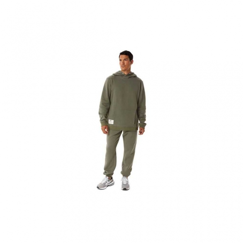 Mantle Green Asics 2031D064.301 Sunday Sana Fleece Jogger Pants & Tights | FNVJY-6057
