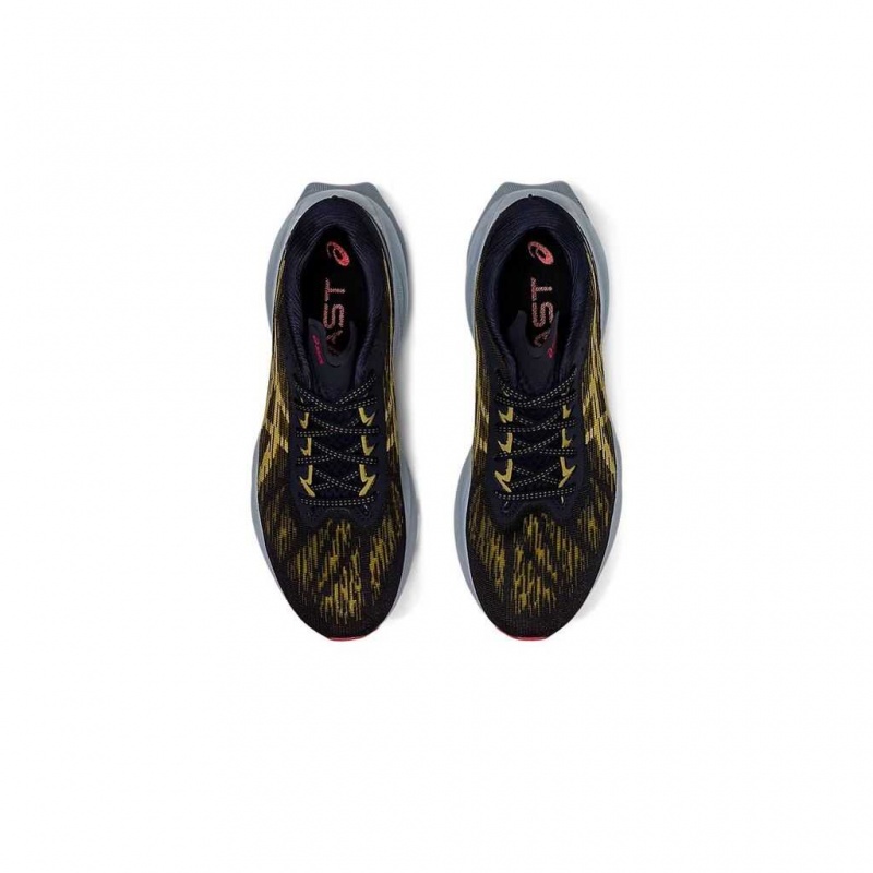 Midnight/Olive Oil Asics 1011B458.402 Novablast 3 Running Shoes | YCNOX-9460