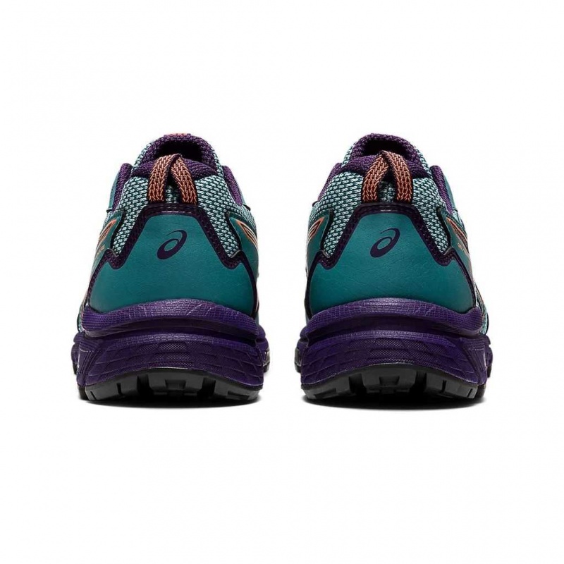 Misty Pine/Nova Orange Asics 1012A708.301 Gel-Venture 8 Trail Running Shoes | ZFRNT-3540