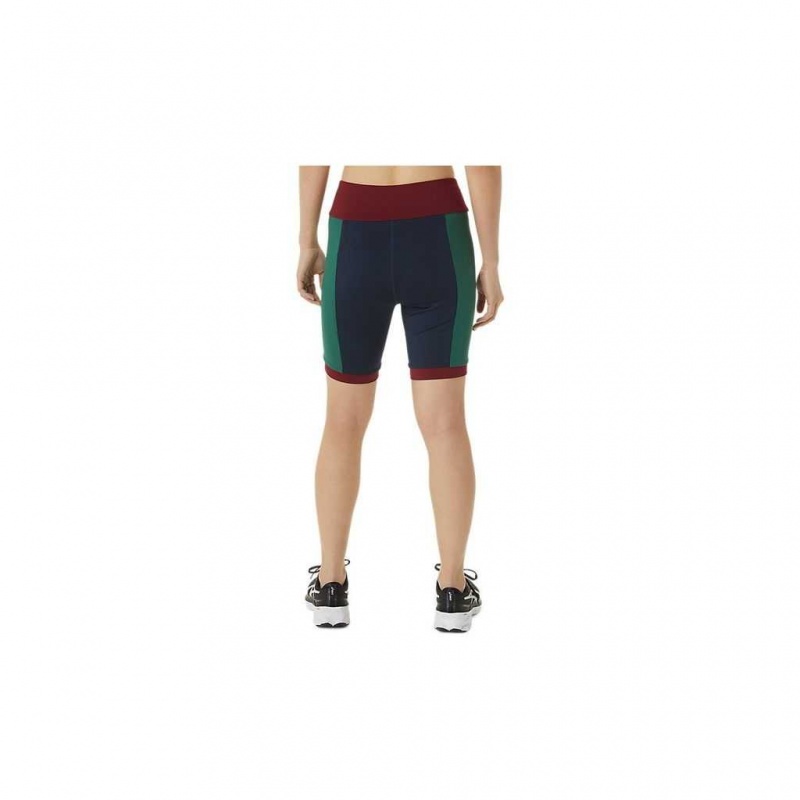 Navy/Cardinal/Forest Asics 2032C279.412 The New Strong Repurposed Biker Shorts & Pants | JIMCE-9057