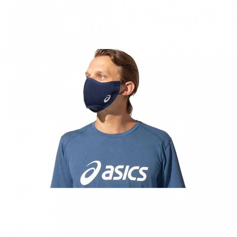 Peacoat Asics 3013A692.400 Asics Runners Face Cover Facecover | WGJLR-1964