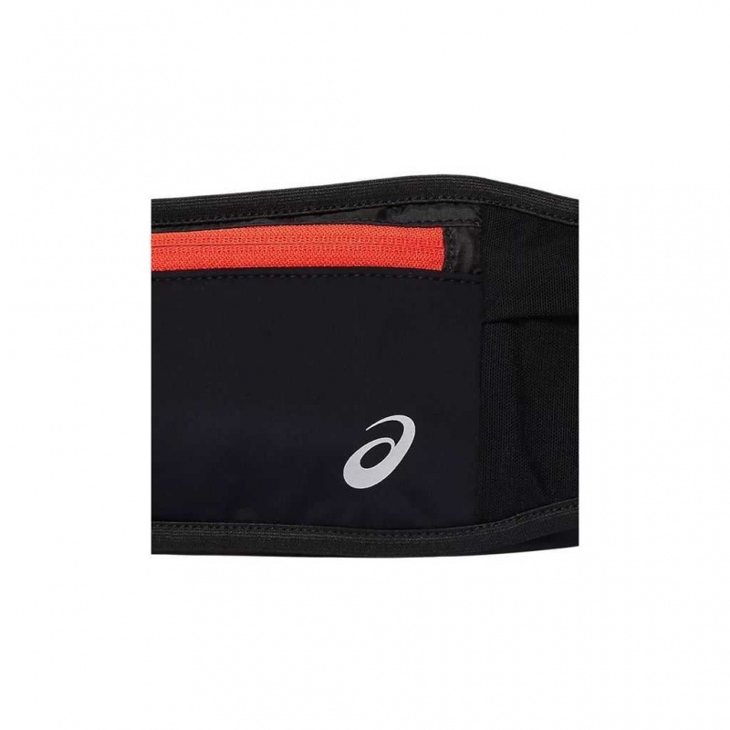 Performance Black/Cherry Tomato Asics 3013A455.005 Large Waist Pouch Bags and Packages | FAMWU-4709