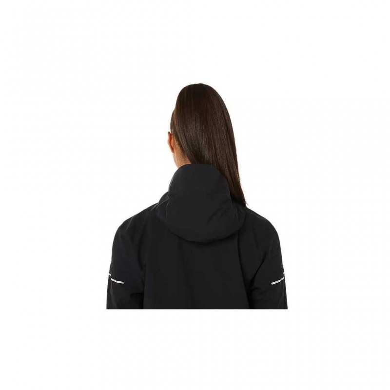 Performance Black Asics 2012C253.002 Fujitrail Waterproof Jacket Jackets & Outerwear | QECXV-0364