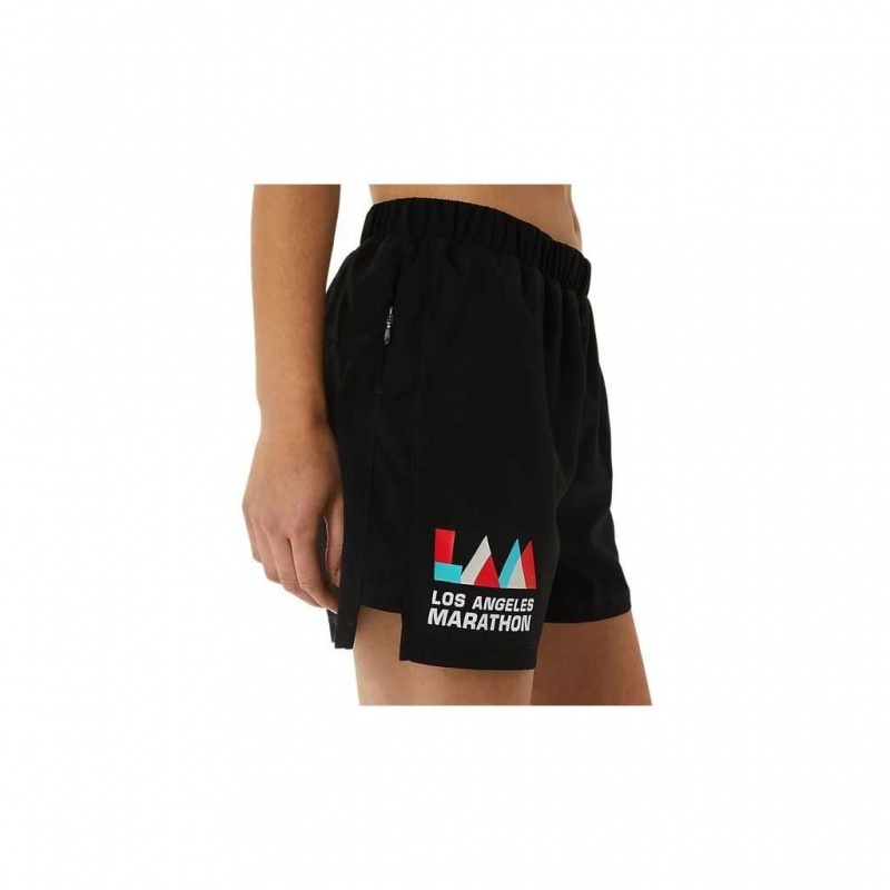 Performance Black Asics 2012C536.001 Ready-Set 3in Short Lam Shorts & Pants | ZPDBH-9204