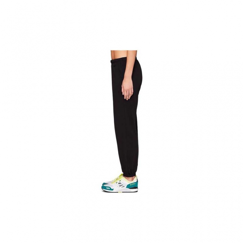 Performance Black Asics 2192A060.002 French Terry One Point Pant Shorts & Pants | EBHCP-3049