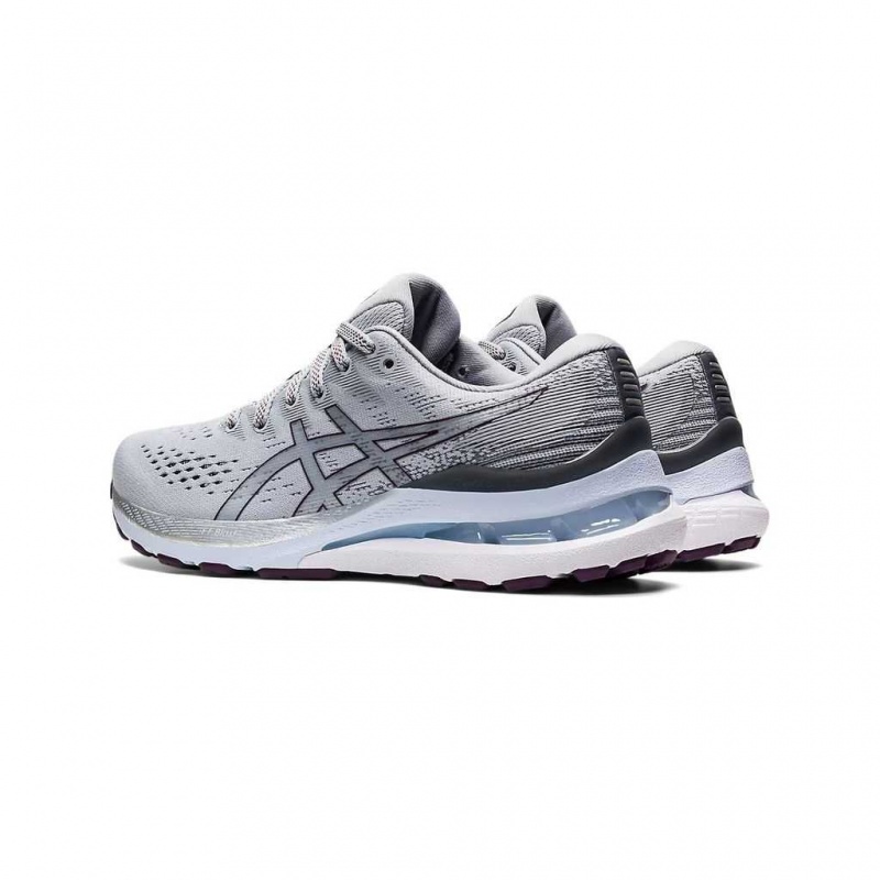 Piedmont Grey/Deep Plum Asics 1012B046.021 Gel-Kayano 28 (D) Running Shoes | DFYWU-2079