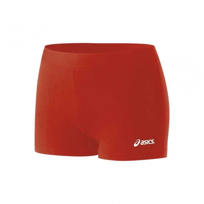 Red Asics BT752.23 Low Cut Performance Short Shorts & Pants | VPASO-1290