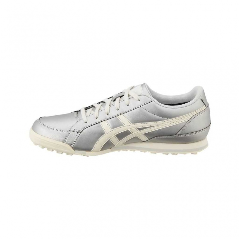 Silver/Cream Asics 1113A009.020 Gel-Preshot Classic 3 Golf Shoes | BUTXJ-1630