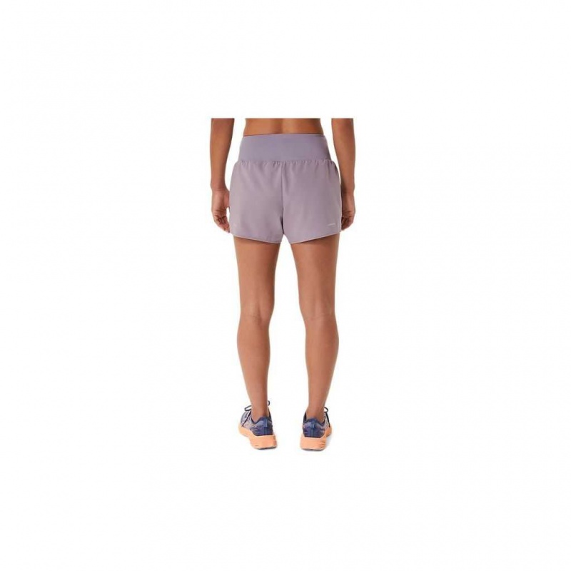 Violet Quartz Asics 2012C391.501 Road 3.5in Short Shorts & Pants | VLYIJ-1958