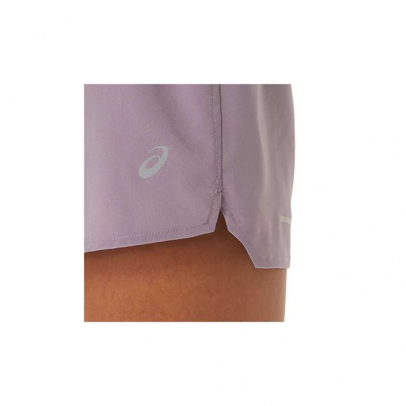 Violet Quartz Asics 2012C391.501 Road 3.5in Short Shorts & Pants | VLYIJ-1958