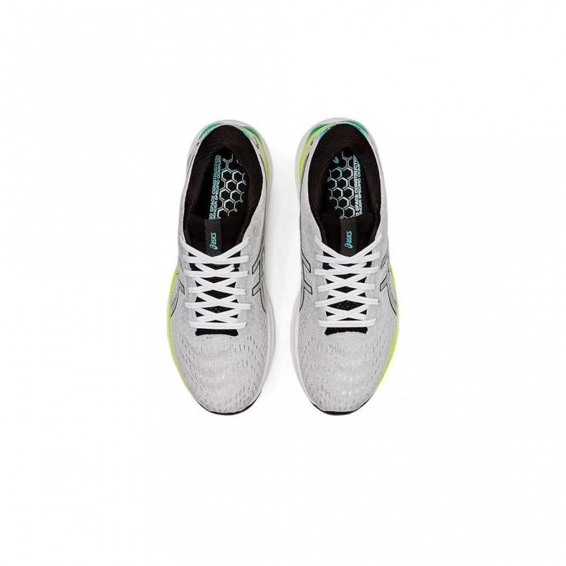 White/Black Asics 1011B359.100 Gel-Nimbus 24 Running Shoes | RNEDM-1349