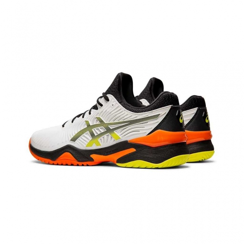 White/Black Asics 1041A083.100 Court FF 2 Tennis Shoes | FNQZX-6521